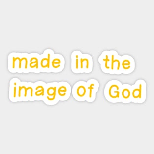 Image Of God Collection Sticker